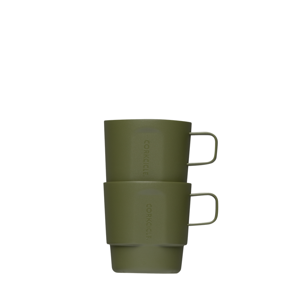 Cafe Stacker Set (2) - Home Refill R8 - 6oz / Olive