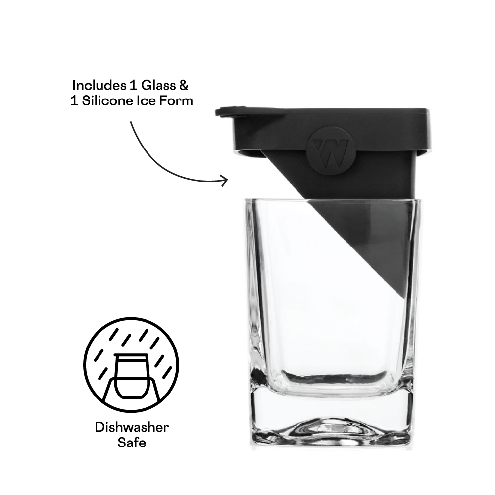 Whiskey Wedge + Cigar Glass Bundle - Clean Whiskey N0