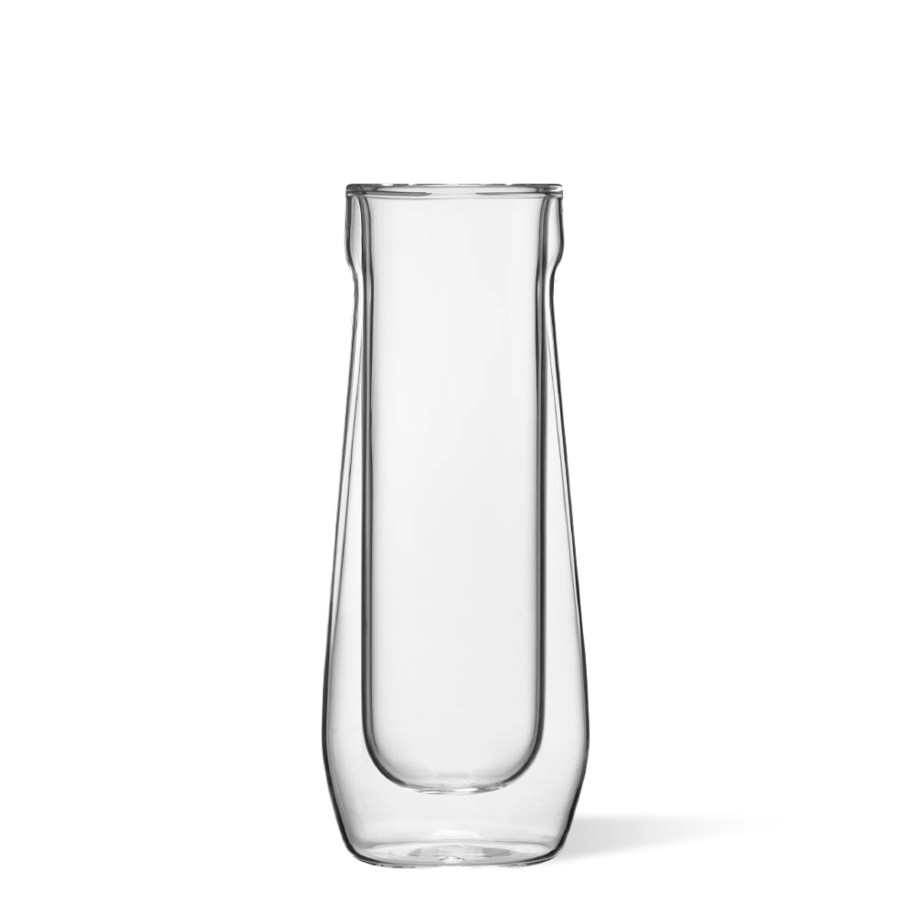 Stemless Flute Glass Set (2) - Smooth Choice T0