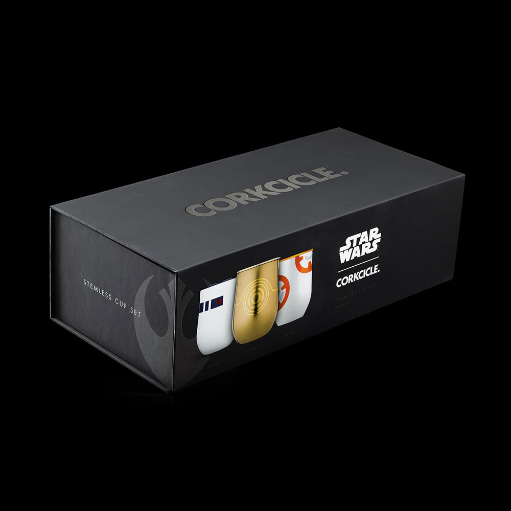 Star Wars TM Droids Stemless Set (3) - Smooth Beverage T9