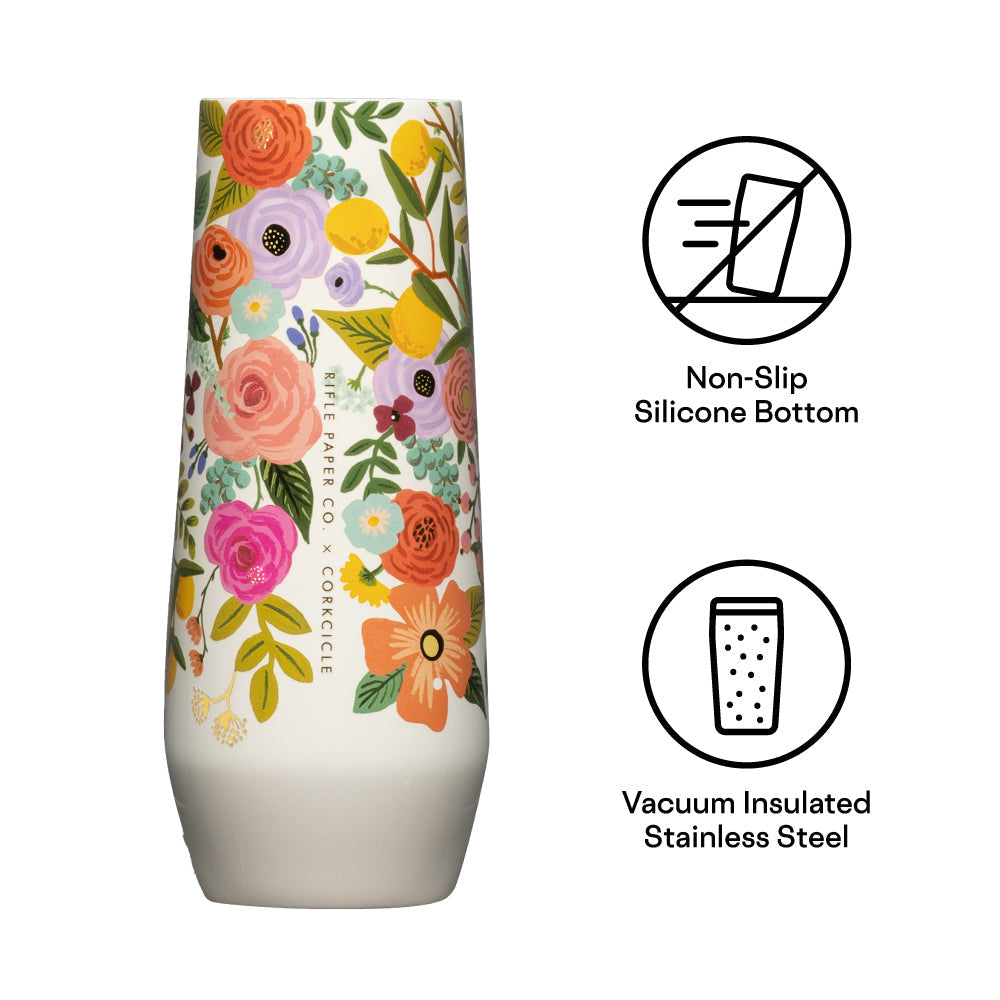 Rifle Paper Co. Stemless Flute - Durable Choice R9