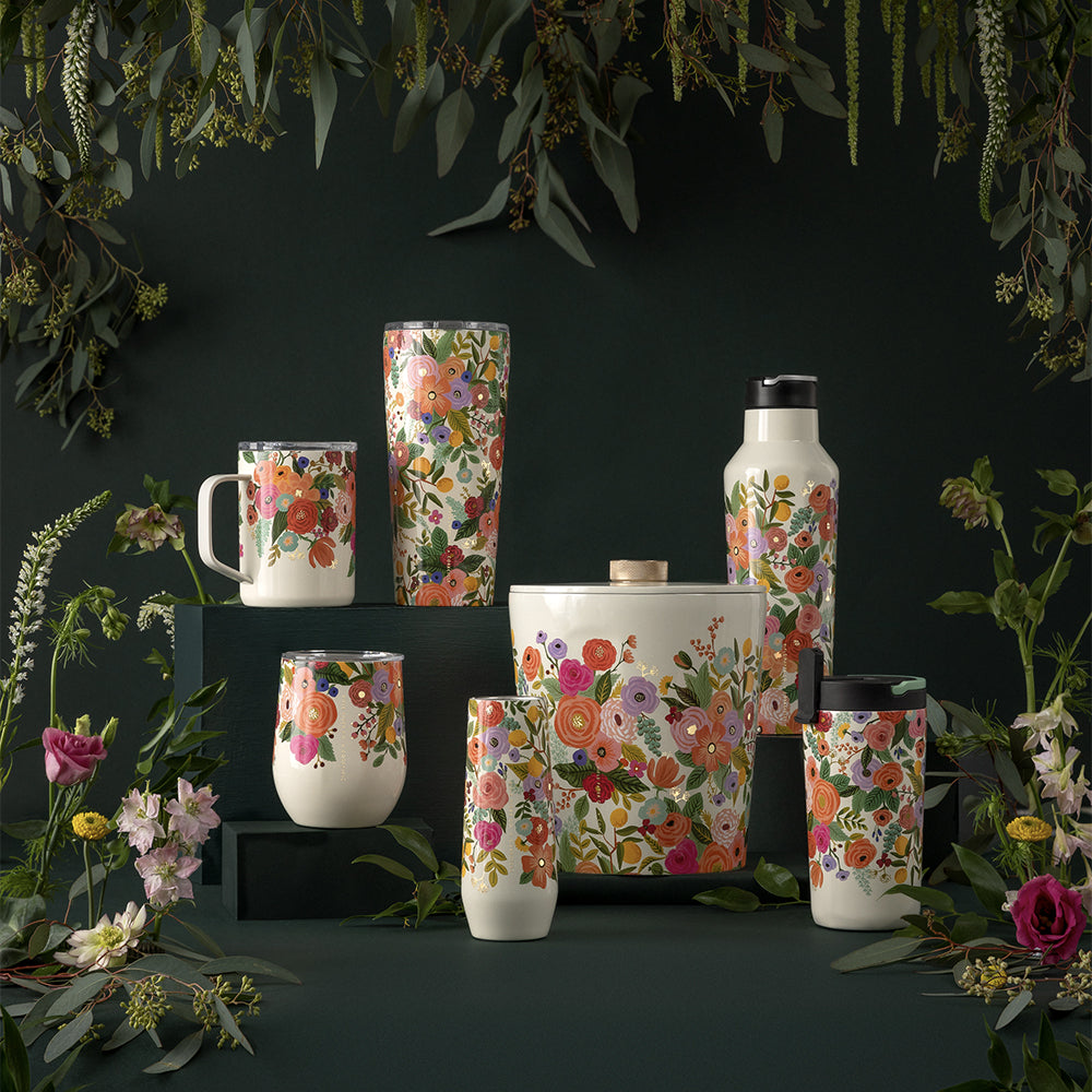 Rifle Paper Co. Stemless Flute - Durable Choice R9
