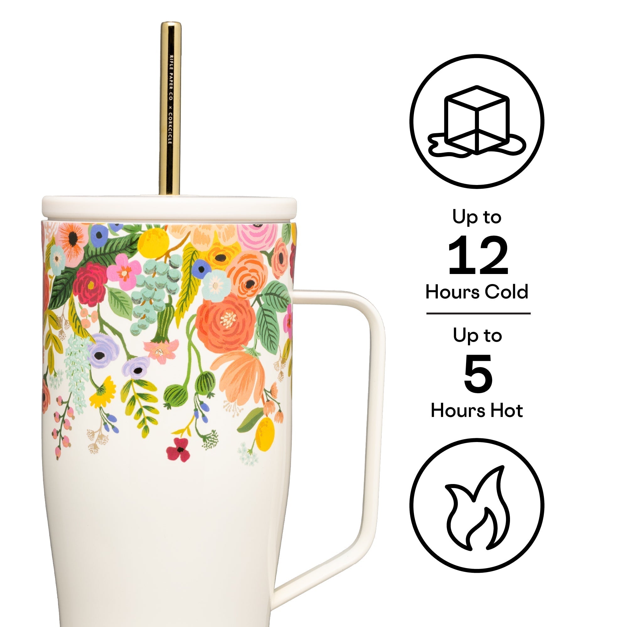 Rifle Paper Co. Cold Cup XL - Fresh Drinkware H7