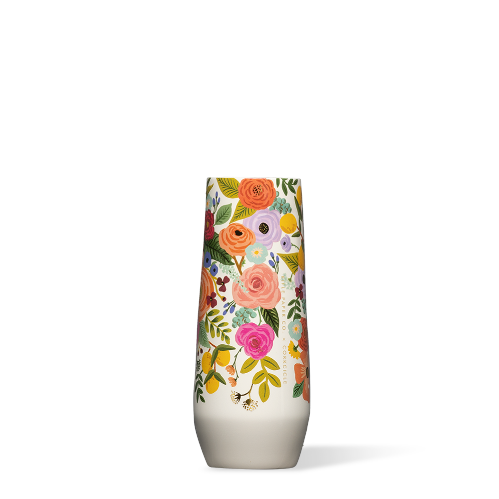 Rifle Paper Co. Stemless Flute - Durable Choice R9